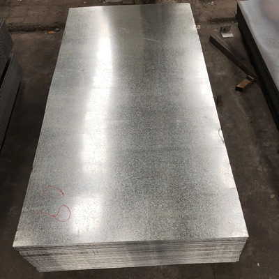 کیفیت  3mm JIS Hot Dipped Galvanized Steel Sheets DX52D Z100 Plate Sliver Color Flat Smooth کارخانه