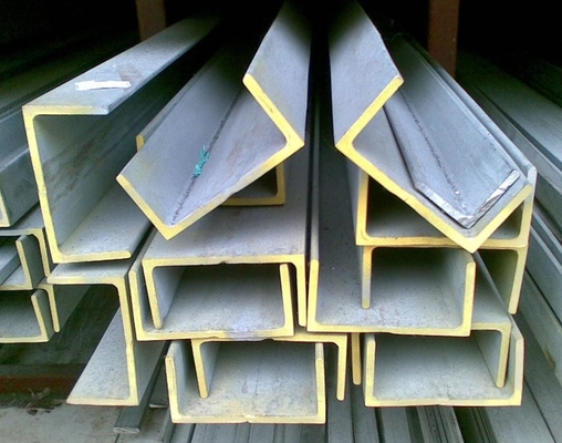 ASTM نورد سرد JIS فولاد ضد زنگ مقاطع سازه 80x45x6 فولاد U Beam
