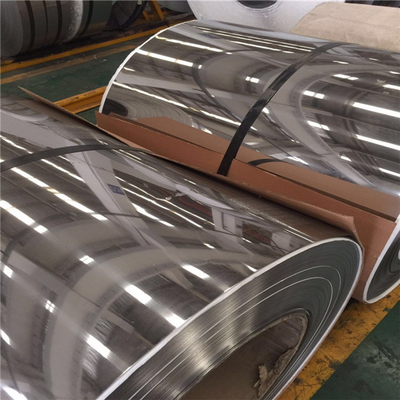 کویل های فولادی ضد زنگ JIS EN 7 میلی متر SS304 آینه رنگ طبیعی کویل SS 304
