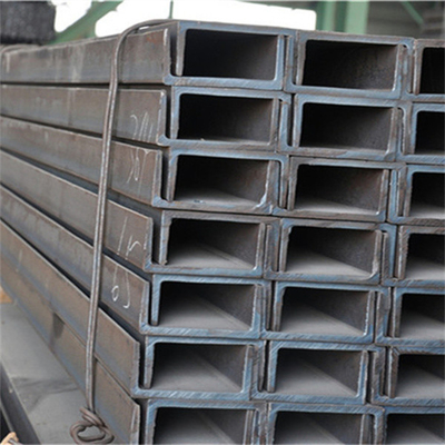 Q355 63*40*4.8mm کانال فولاد کربن پرتو EN اثاثه یا لوازم داخلی U Channel Steel