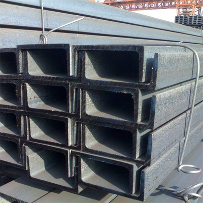 مقاطع فولاد کربنی Q195B 65x40x4.8mm پرتو کانال فولاد کربنی روشن ASTM