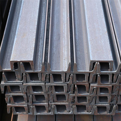 مقاطع فولاد کربنی Q195B 65x40x4.8mm پرتو کانال فولاد کربنی روشن ASTM