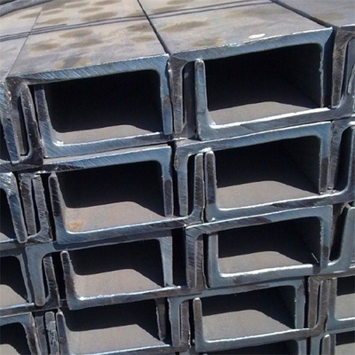 مقاطع فولاد کربنی Q355B 80x43 AISI تیر فولادی نورد گرم برای ساخت و ساز