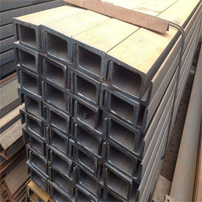 Q355 63*40*4.8mm کانال فولاد کربن پرتو EN اثاثه یا لوازم داخلی U Channel Steel