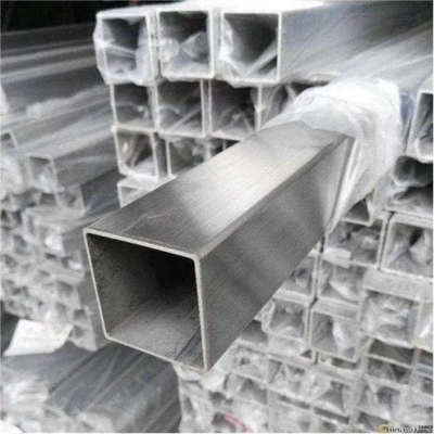 لوله های مربعی لوله های فولادی ضد زنگ 8K BA 304 3mm 75 * 75mm ASTM AISI استاندارد