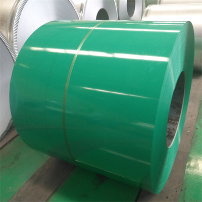 کویل فولادی گالوانیزه از پیش رنگ شده ASME Dx52D PPGI با پوشش رنگی داغ 0.4 میلی متر 1200 میلی متر
