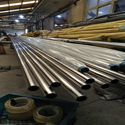 لوله های فولادی ضد زنگ گرد 304 سطح 8K جلا داده شده 1/2 اینچ 1.6 میلی متر سفارشی