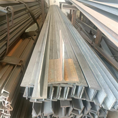 T-beam T-bar فولاد کربن Q235 درجه فولاد کربن پایین 175 * 175 * 7.5mm رنگ سیاه