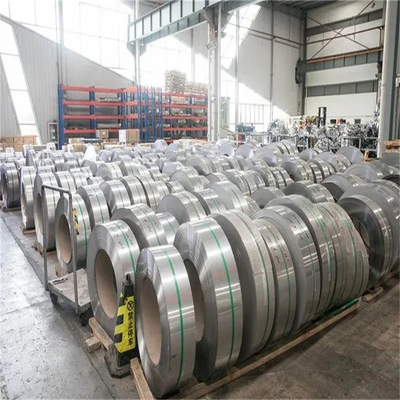 سیم پیچ های فولاد ضد زنگ 201 پولیش شده یا موی موجود 1.2mm 1.5mm ضخامت سفارشی عرض 20mm - 1250mm