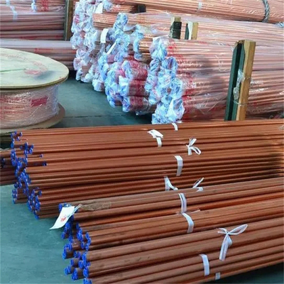 TP1 TP2 لوله مس بدون درز 33mm OD 4.5mm ضخامت دیوار