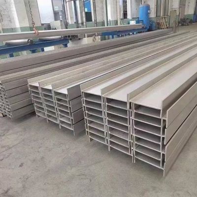 304L فولاد ضد زنگ فولاد ساختاری H Beam 2B سطح 125 * 60 * 6 * 8mm برای ساخت و ساز